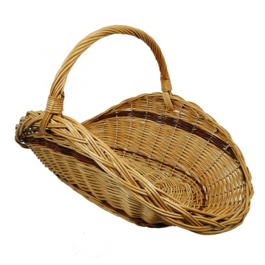 Koš na dřevo S2 oválný velký